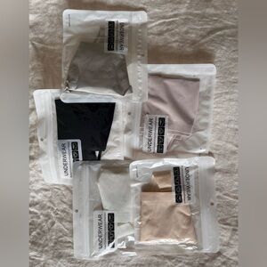 Elegant Women's Panties Set - Black, White, Cream, Pink, Gray